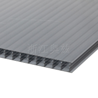 阳光板四层中空聚碳酸酯pc板卡布隆polycarbonatesheet4